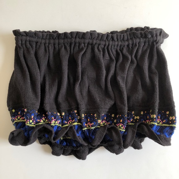 NWT Free People No More Tiers Beaded top black S - Picture 6 of 9